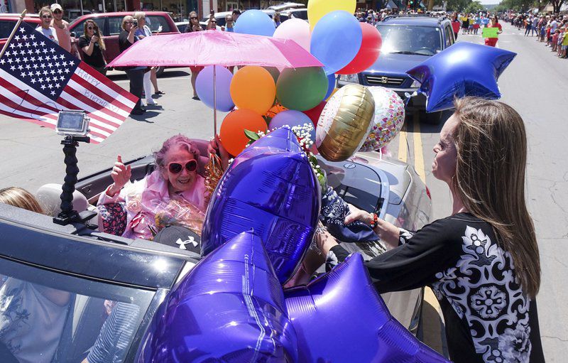 Joyful parade fulfills two wishes